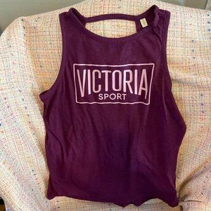 Victoria Sport Tank Purple Back Straps Medium